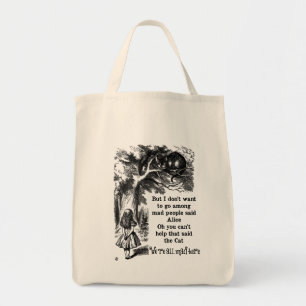 Bolso De Tela Alicia en el país de las maravillas; Gato de