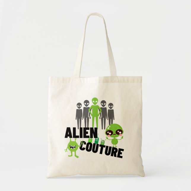 Bolso De Tela Alien couture.w (Frente)