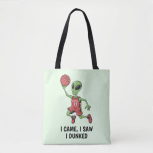 Bolso De Tela Alien de baloncesto