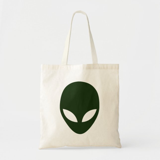 Bolso De Tela Alien Face (Frente)