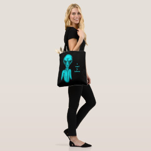 Bolso De Tela Alien, quiero creer