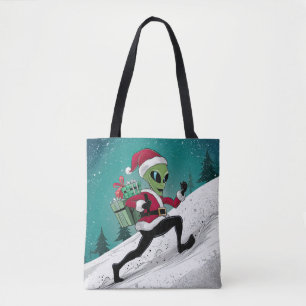 Bolso De Tela Alien Santa