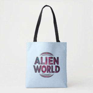 Bolso De Tela Alien World
