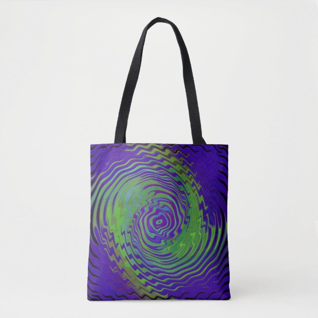Bolso De Tela Alienígena nadando.... (Anverso)