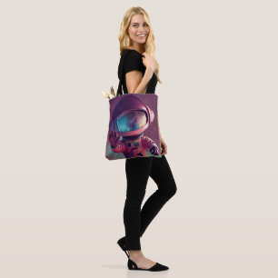 Bolso De Tela Alienígena Rosa Tiny