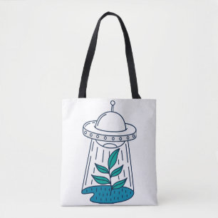 Bolso De Tela Aliens UFO