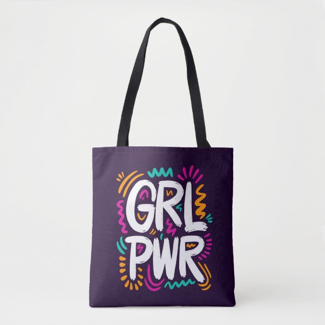 Bolso De Tela Alimentación de Chica (Anverso)