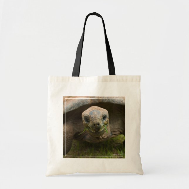 Bolso De Tela Alimento Aldabra Tortoise (Frente)