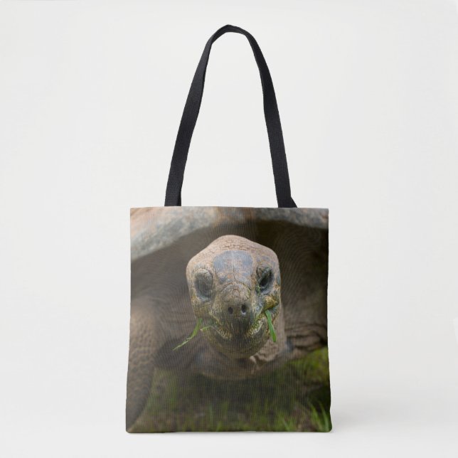 Bolso De Tela Alimento Aldabra Tortoise (Anverso)