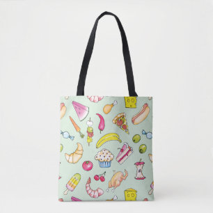 Bolso De Tela Alimentos