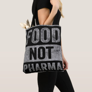 Bolso De Tela Alimentos No Pharma Nutrición Orgánica Natural