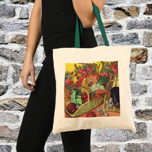 Bolso De Tela Alimentos orgánicos, verduras de huerta, flores fl