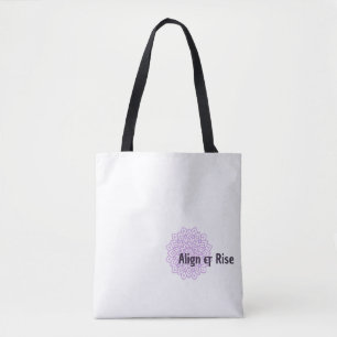 Bolso De Tela Alinear Tote de elevación