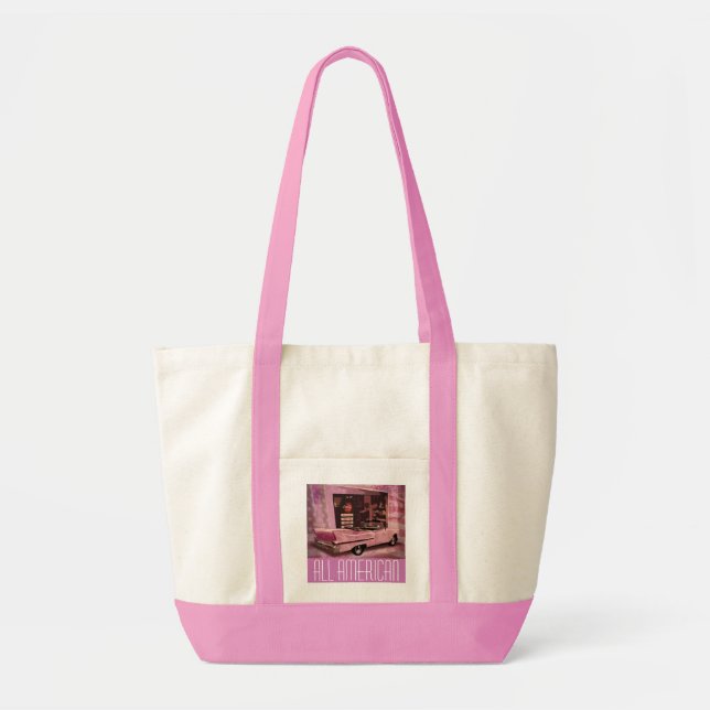 Bolso De Tela All American 50s Collage (Frente)