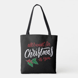 Bolso De Tela All I want for Christmas