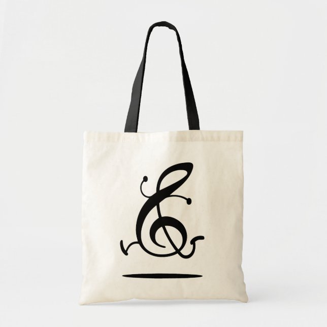 Bolso De Tela Allegro Clef (Frente)