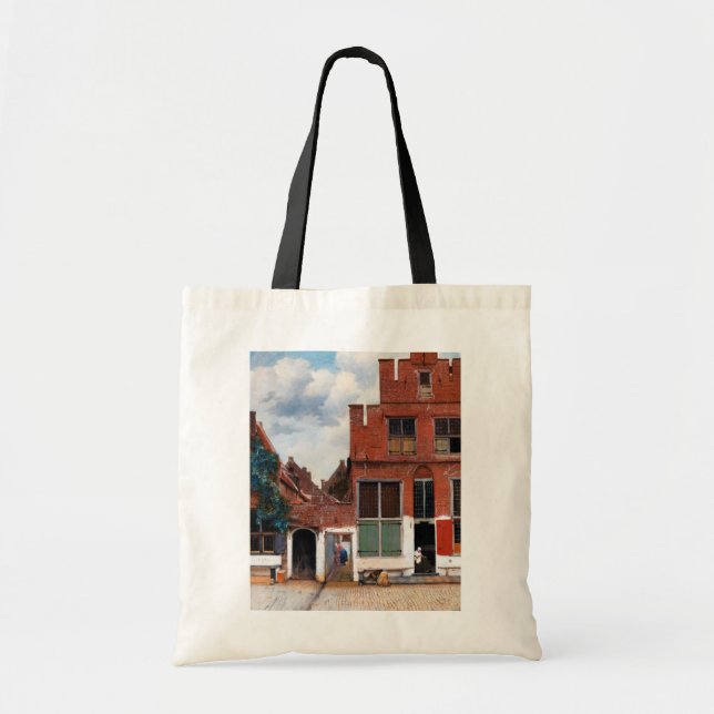 Bolso De Tela Alley holandés, Johannes Vermeer (Frente)