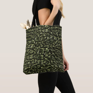 Bolso De Tela "Alligator" Tote Bag