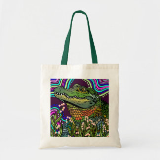 Bolso De Tela Alligator Tote Bag