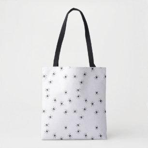 Bolso De Tela Allover Spiders Halloween