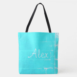 Bolso De Tela Allure Aqua