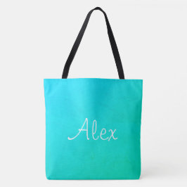 Bolso De Tela Allure Aqua