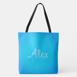 Bolso De Tela Allure Aqua