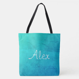 Bolso De Tela Allure Aqua