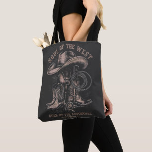 Bolso De Tela Alma del Oeste - Engranaje de Cowboy clásico