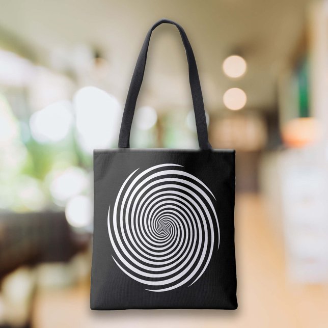 Bolso De Tela Almacene su magia en esto (Carry a little magic with you wherever you go with this sleek black tote bag. )