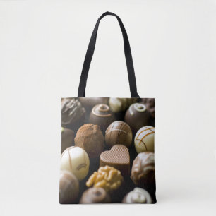 Bolso De Tela Almendras garapiñadas deliciosas del chocolate