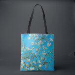 Bolso De Tela Almond Blossom Vincent Van Gogh<br><div class="desc">Florencia de almendras de Vincent van Gogh con impresionantes colores verdes y azules.</div>