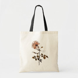 Bolso De Tela Almost Wild Botanical Rose