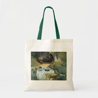 Bolso De Tela Almuerzo de Claude Monet, Impresionismo Vintage