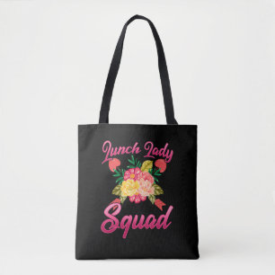 Bolso De Tela Almuerzo escolar Lady Squad Cafetería Mujer