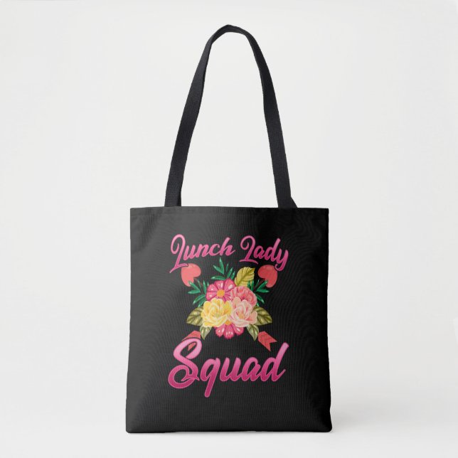 Bolso De Tela Almuerzo escolar Lady Squad Cafetería Mujer (Anverso)