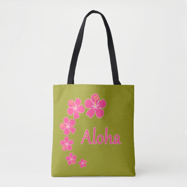 Bolso De Tela Aloha (Anverso)