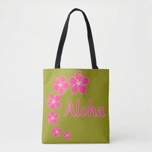 Bolso De Tela Aloha (Anverso)