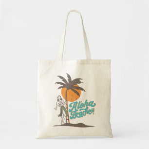 Bolso De Tela Aloha Beach Hula Chica Hawaii Retro Hawái