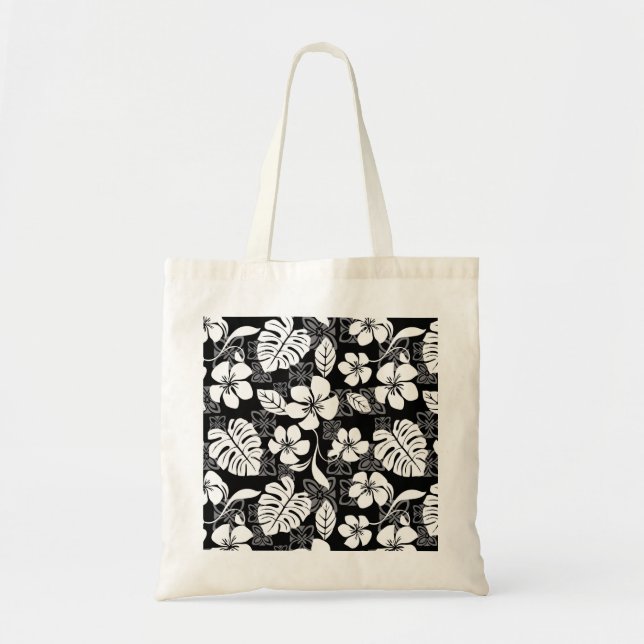 BOLSO DE TELA ALOHA FRIDAY (NEGRO/GRIS) (Frente)