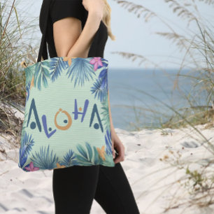 Bolso De Tela Aloha Greeting Tote Bag