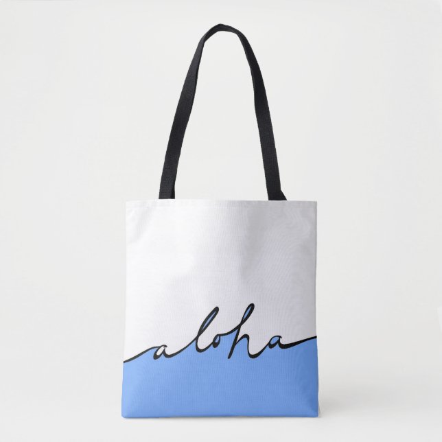 Bolso De Tela ¡Aloha Hawaii! (Anverso)