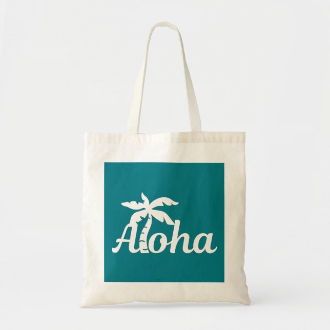 Bolso De Tela Aloha Hawaii (Frente)