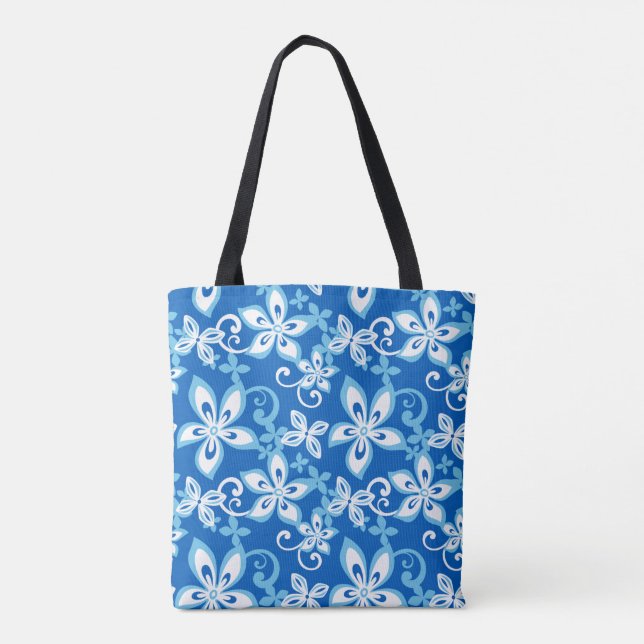 BOLSO DE TELA ALOHA HAWAII (BLUES) (Reverso)