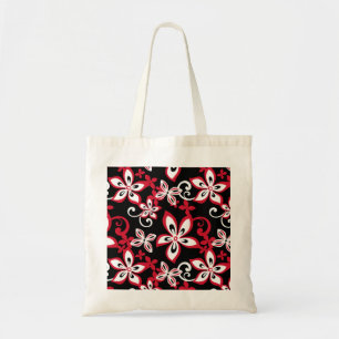 BOLSO DE TELA ALOHA HAWAII (NEGRO/ROJO)
