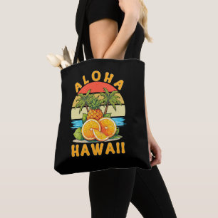 Bolso De Tela Aloha Hawaii Pineapple