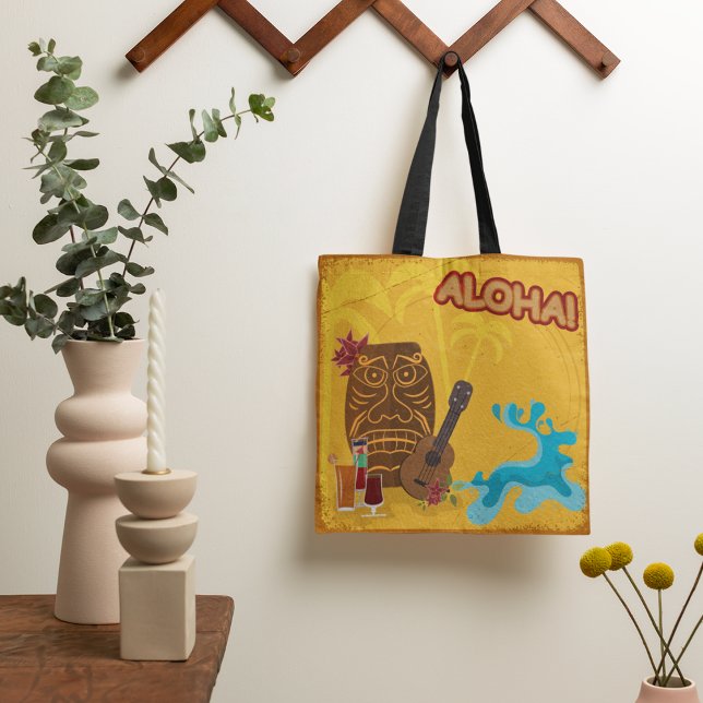 Bolso De Tela Aloha Hawaiian Vacation Tote Bag (Subido por el creador)
