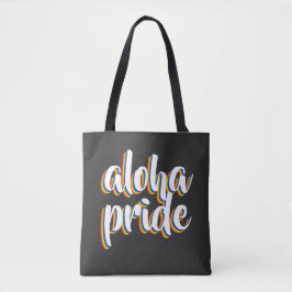 Bolso De Tela Aloha Is Aloha Rainbow Pride Hawaii