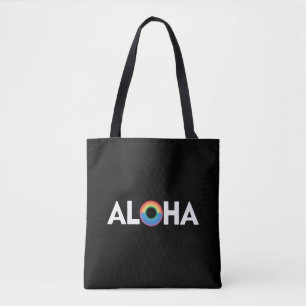 Bolso De Tela Aloha Isla Arcoíris Orgullo Hawaii LGBTQ