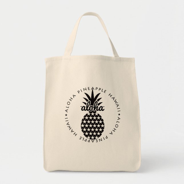 Bolso De Tela aloha pineapple hawaii　shoppingbag (Frente)